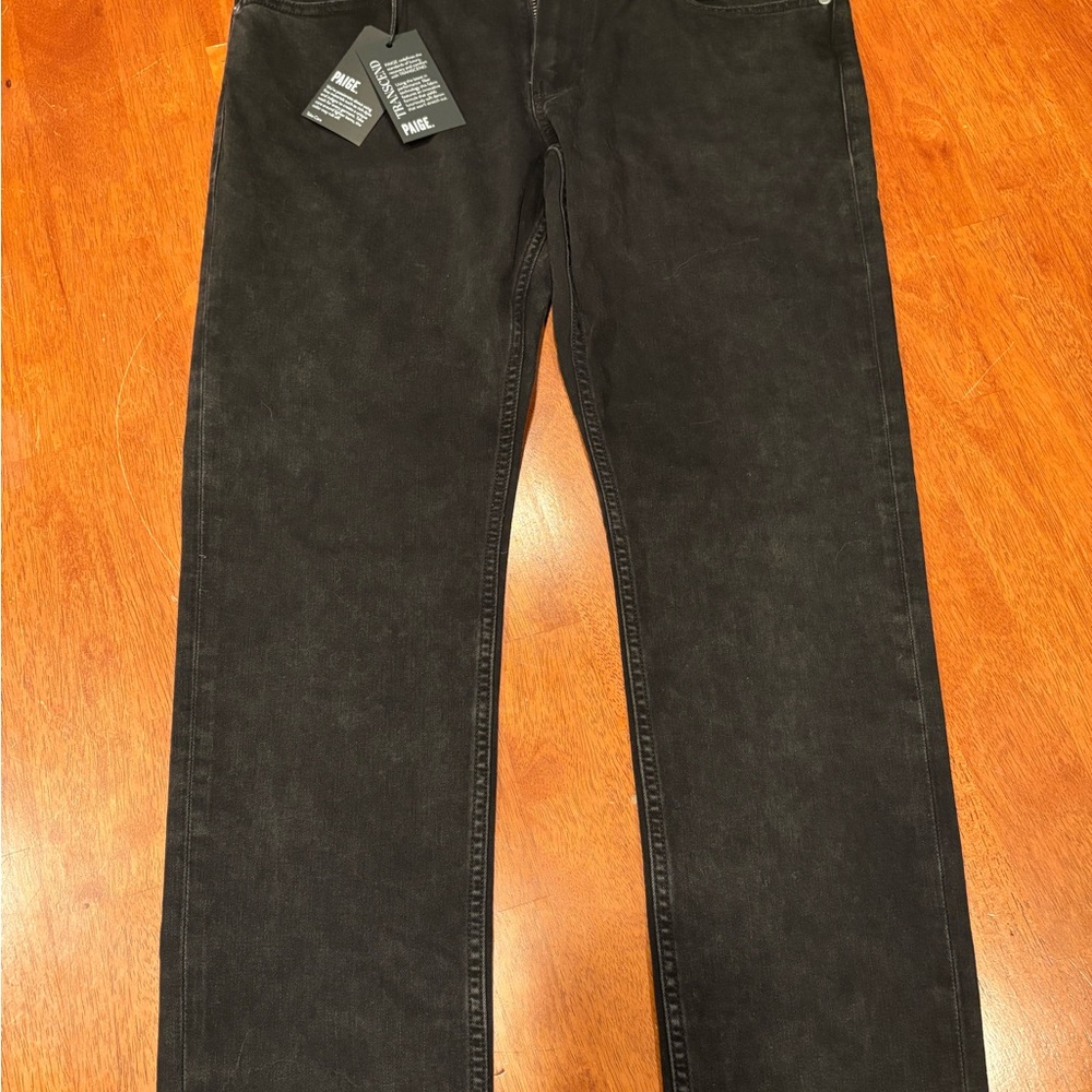 Brand New Paige Black Denim Jeans